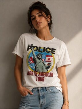 ✨ Prince Peter The Police North American Tour 1983 Graphic Tee ✨